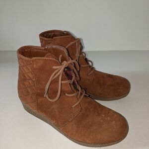 EUC Nordstrom MIA Jaimee Boot Brown Quilted